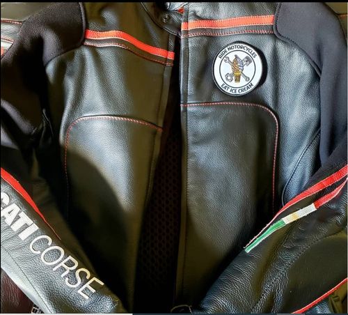 Customer photo review of RIDE MOTORCYCLES EAT ICE CREAM PATCH