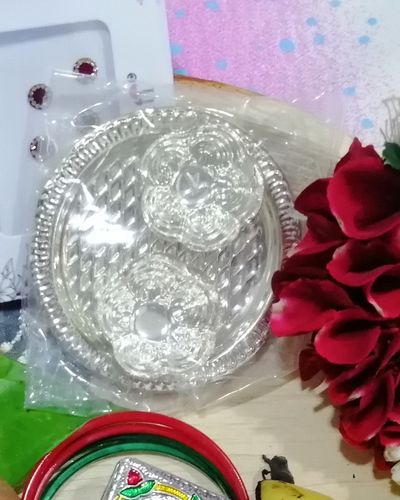 Customer photo review of Round Shape Karanda Plate