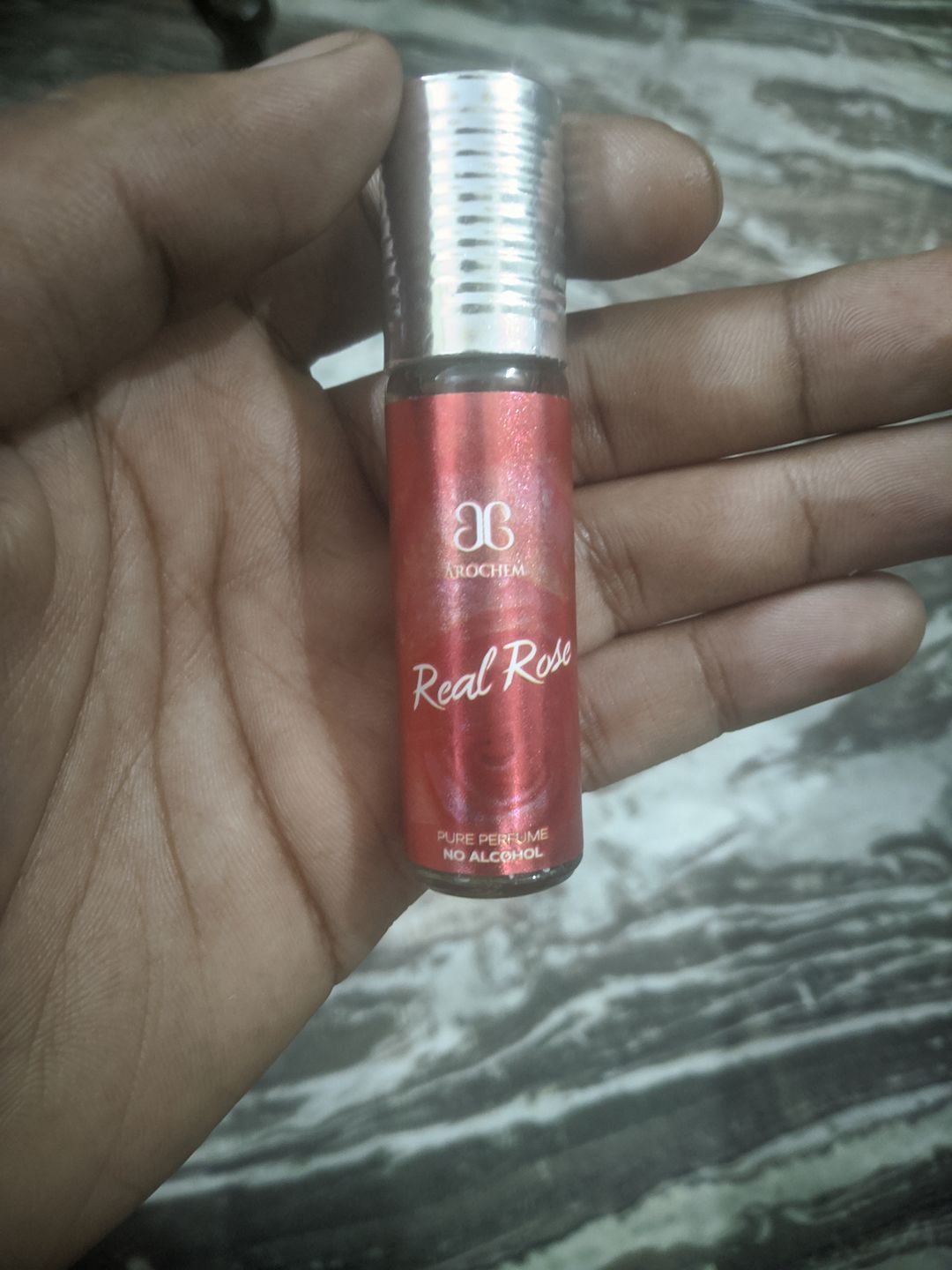 Customer photo review of Arochem Real Rose Attar 6ml