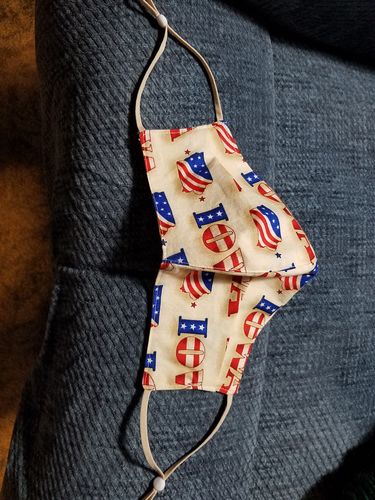 Customer photo review of Black Cord/Elastic Toggle - (20 Toggles /10 Masks)