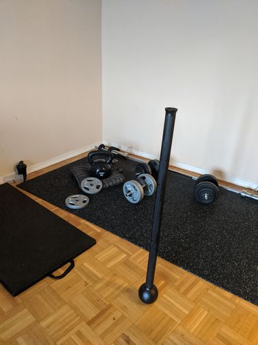 Customer photo review of 15lb Steel Mace a.k.a Macebell