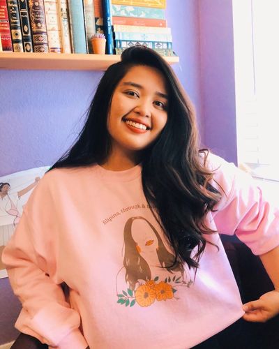 Customer photo review of Filipino Sweatshirt Filipina Art Print