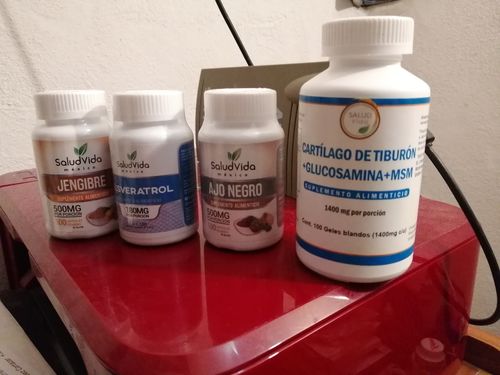 Customer photo review of Cartilago de Tiburon + Glucosamina + MSM 1400mg