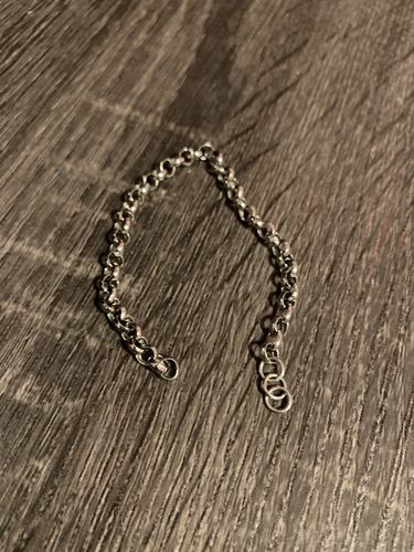 Customer photo review of solid silver ozone bracelet
