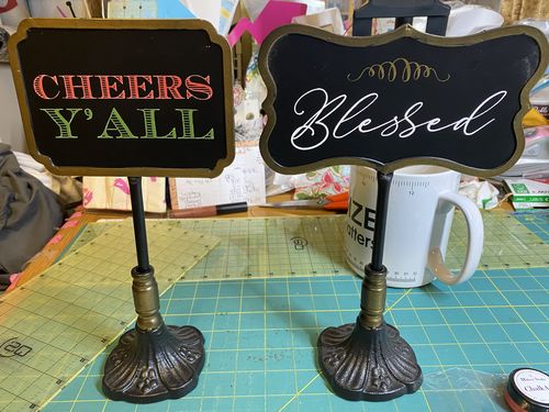 Customer photo review of Cheers ChalkBoard Kit