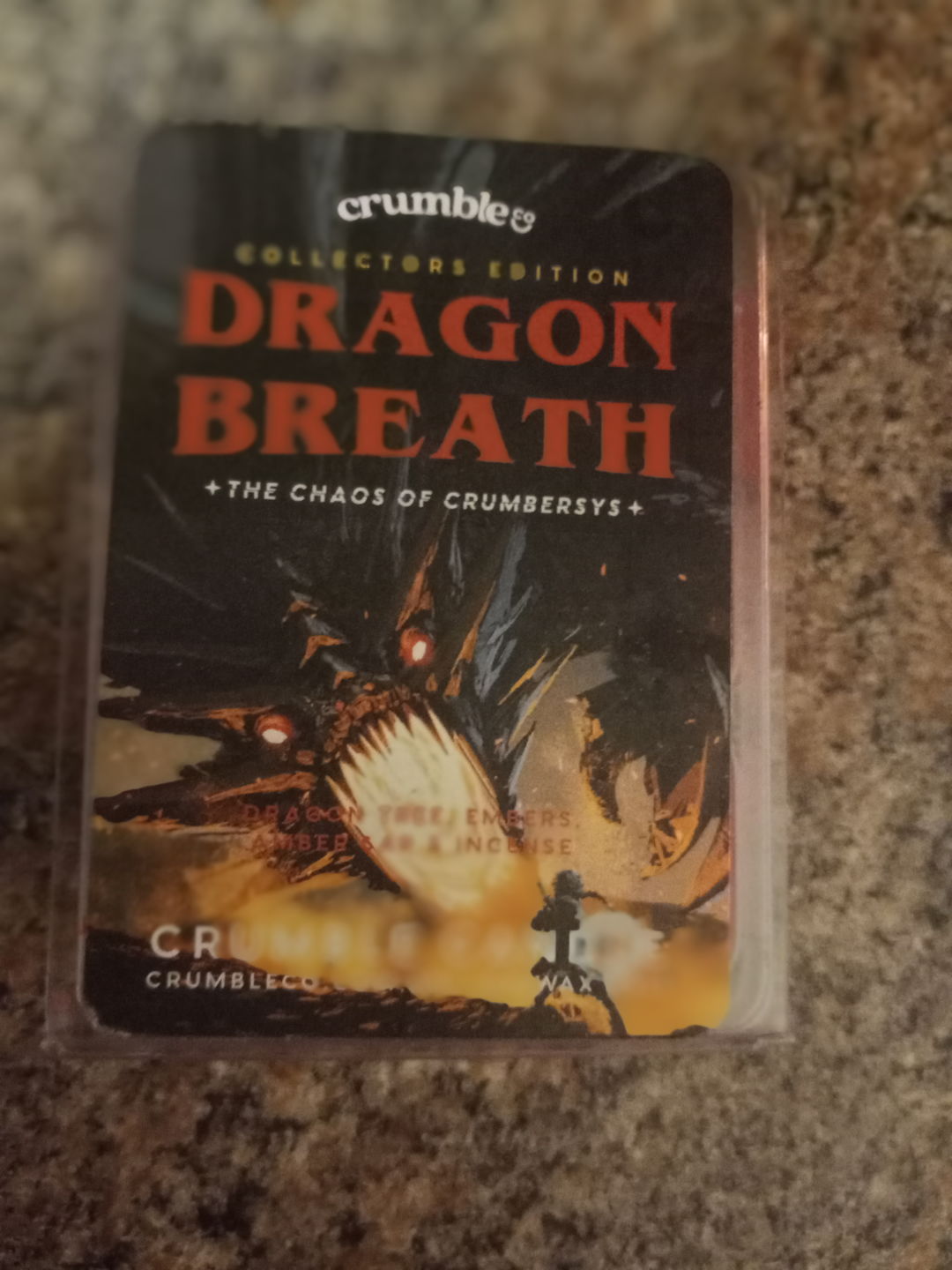 Customer photo review of Dragon Breath Wax Melts