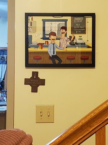 Customer photo review of Personalized Bob’s 🍔  Custom Portrait