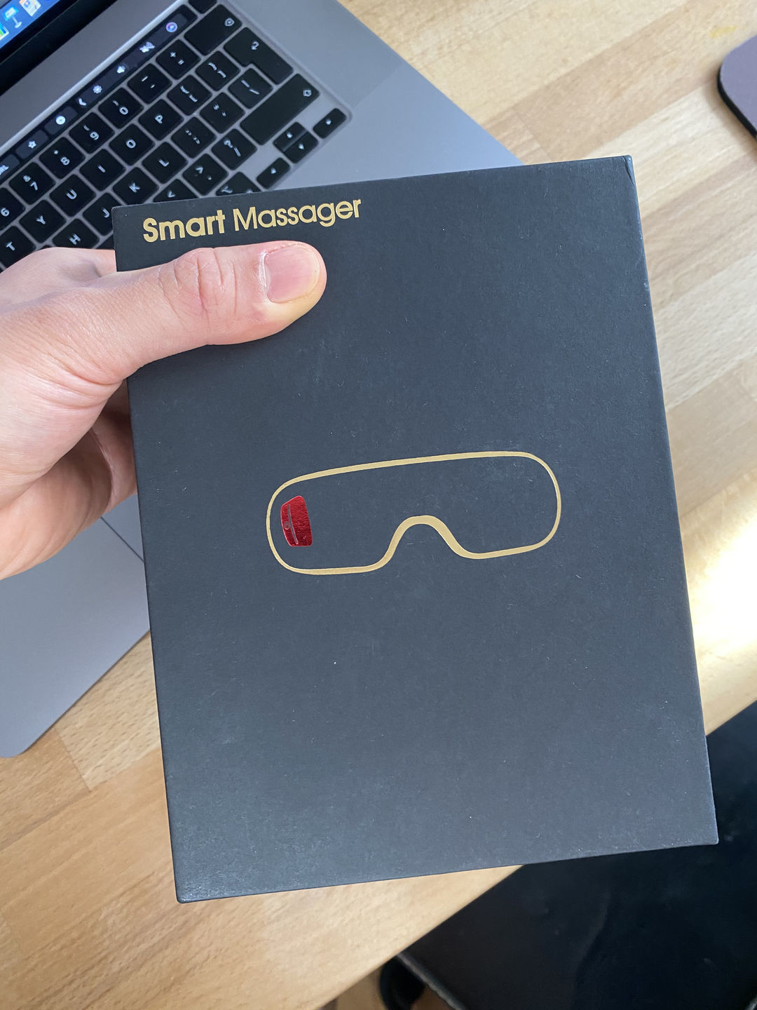 Customer photo review of Eyeology™ Intelligent Eye Massager