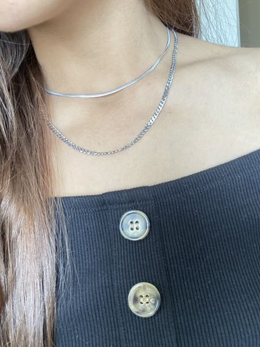 Customer photo review of f+s 3mm necklace