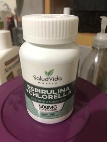 Customer photo review of Alga Espirulina y Chlorella 500mg