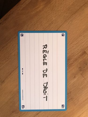Avis photo d'un client sur Flashcards FLASH 2.0 OXFORD # 80 cartes 7,5 x 12,5 cm - ligné