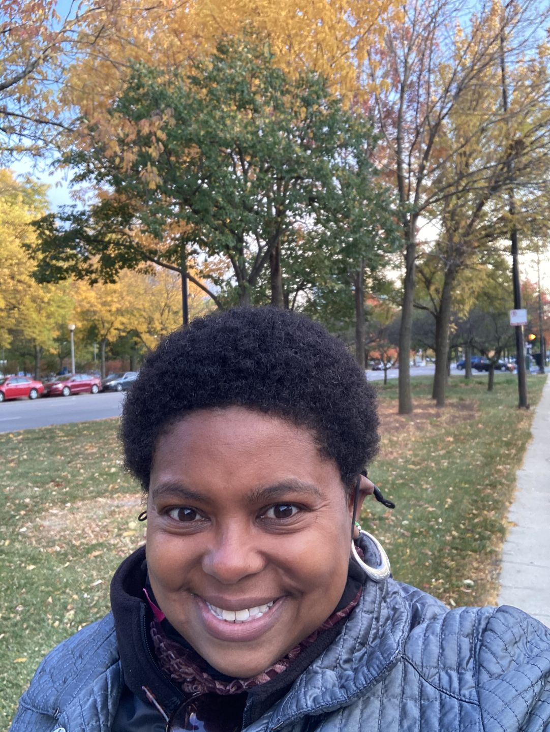 Customer photo review of Curly Hair Grape Seed Conditioner with Ultra Slip and Lavender Fragrance
