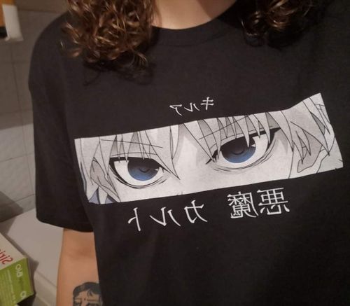 Customer photo review of Killua Zoldyck - Tee
