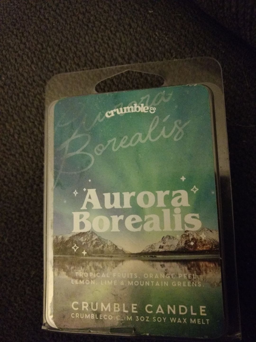 Customer photo review of Aurora Borealis Wax Melts