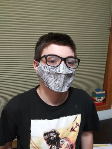 Customer photo review of Mask Insert - Straight - 100 Count