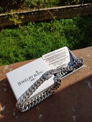 Customer photo review of CUBAN BLING. - 12MM OR BLANC
