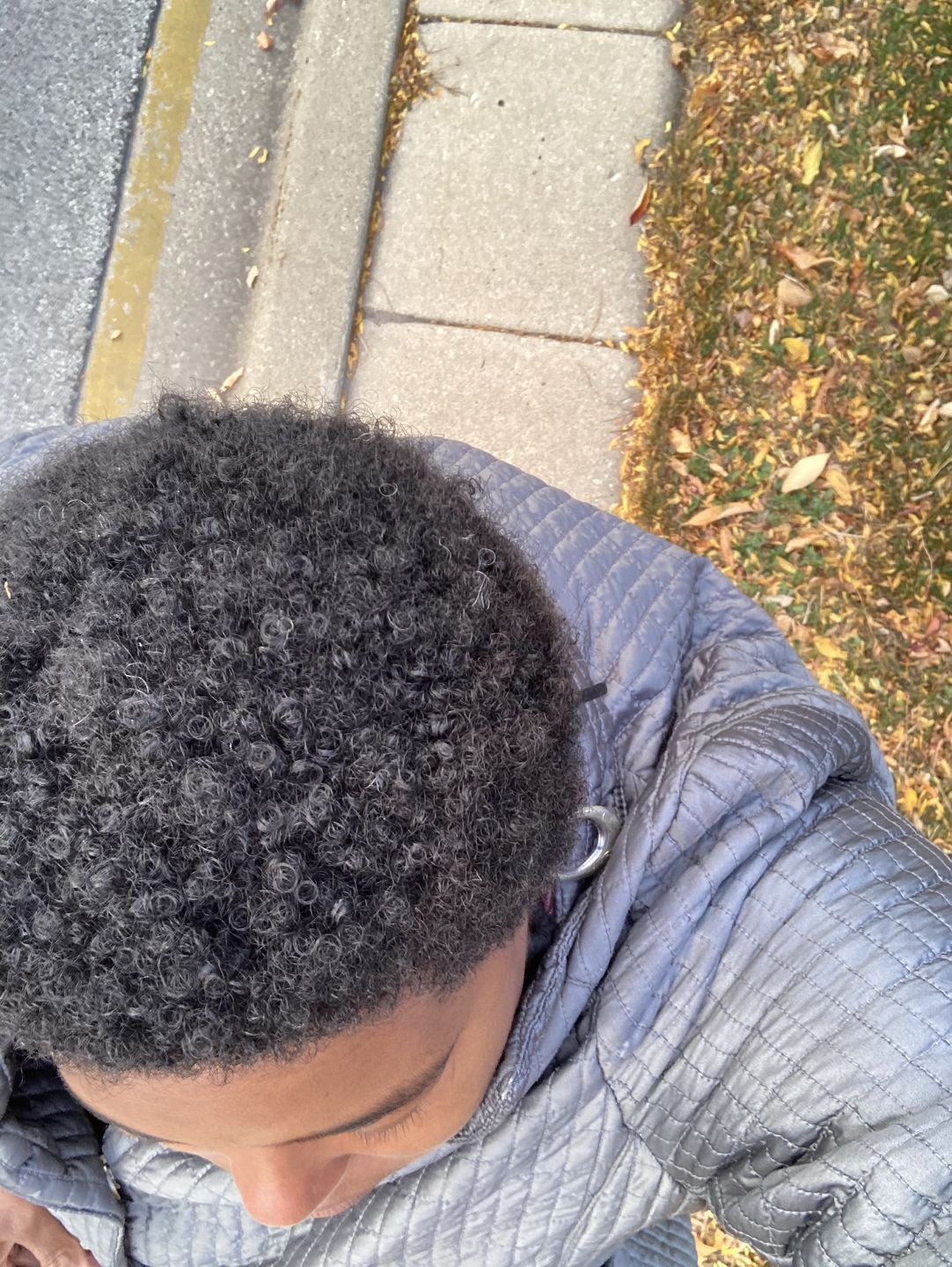 Customer photo review of Curly Hair Shampoo with Aloe Vera for Moisturizing Hair with Lavender Fragrance