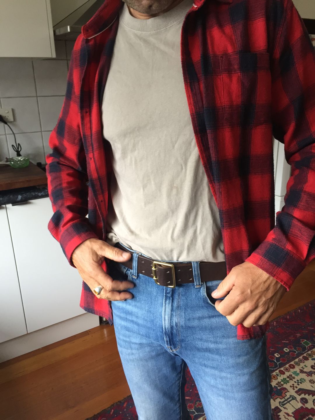 Customer photo review of The Wide Belt
