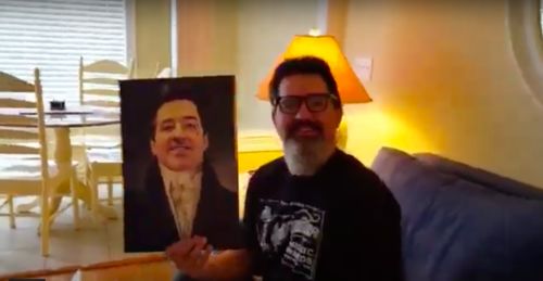 Customer photo review of The Aristocrat - Custom Canvas