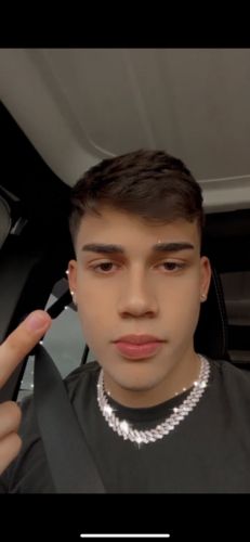 Customer photo review of Two-Tone Iced Prong Cuban (12mm)