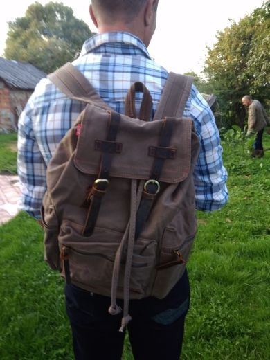 Customer photo review of Sac à dos vintage - VINSON