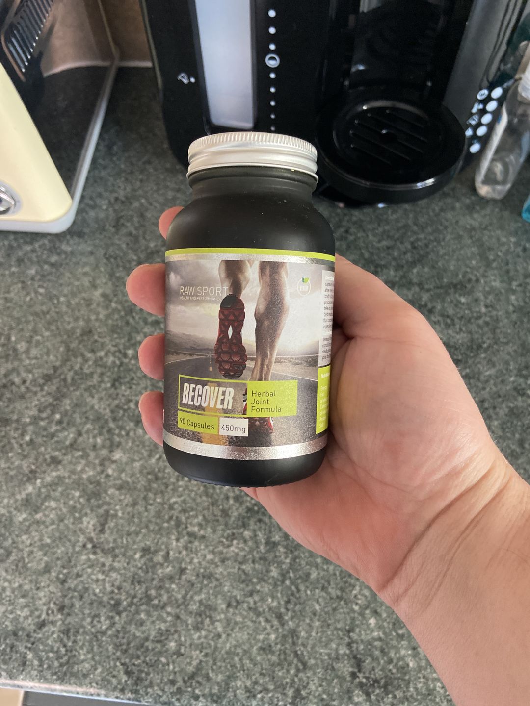 Customer photo review of Herbal recover joint formula 90 Capsules