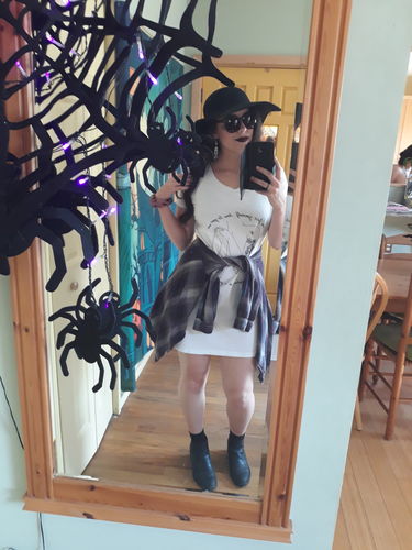 Customer photo review of Keep Going (supporting the American Foundation for Suicide Prevention) -- T-Shirt