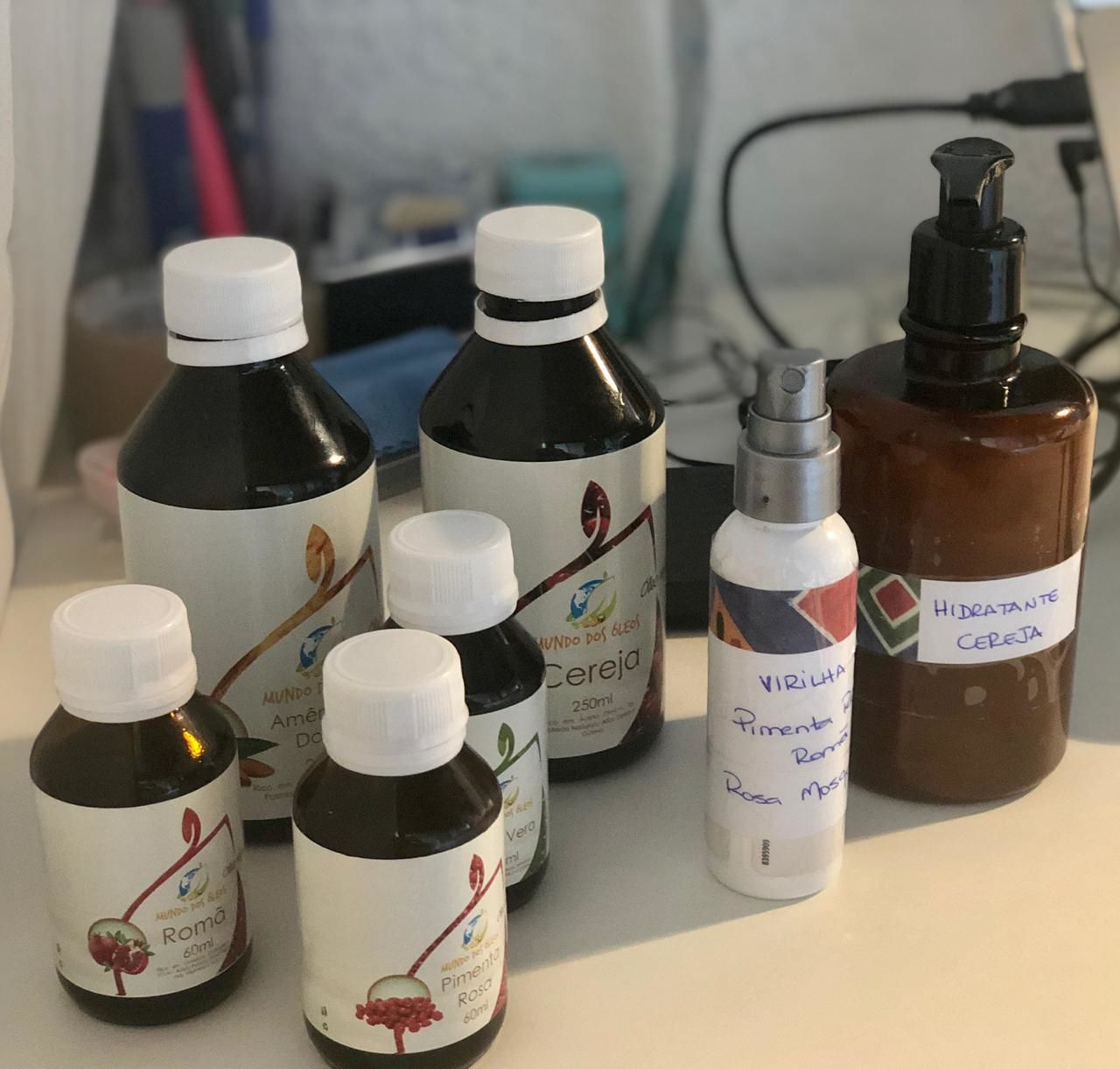 Customer photo review of Óleo de Amendoas Doce