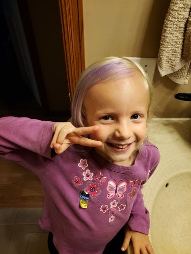 Customer photo review of Hair Color Wax