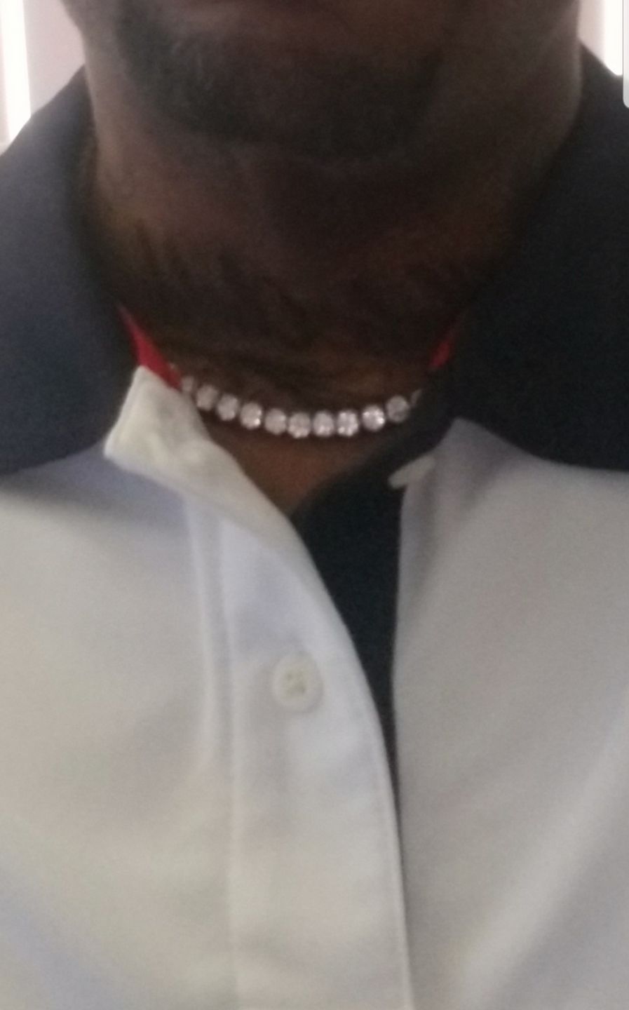 Customer photo review of Gold Top Quality 115 Carat Flawless CZ Chain