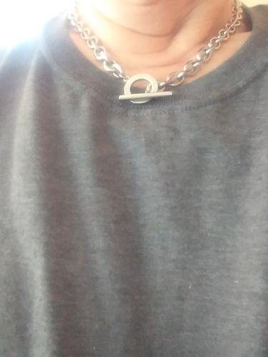 Customer photo review of Toggle Chain (Silver)