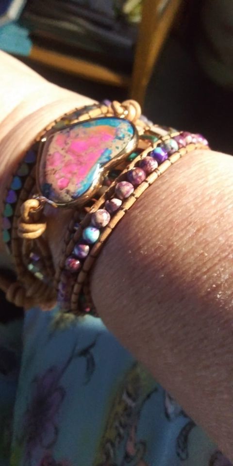Customer photo review of Intense Love Protection Wrap Bracelet