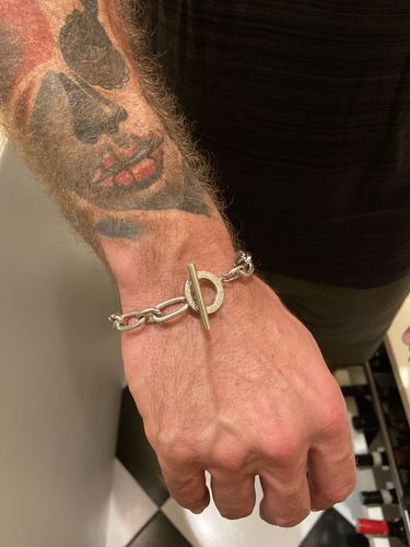 Customer photo review of Toggle Milan Bracelet (Silver)