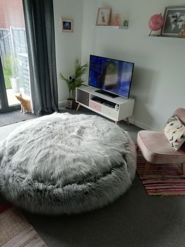 Customer photo review of The Ultimate XXL Adults Children’s Pre-filled Faux Fur Bean Bag