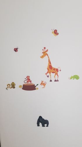 Customer photo review of Sticker Animaux Savane