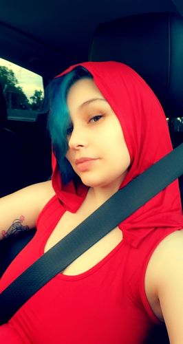 Customer photo review of Hooded Sleeveless Cloak