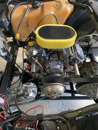 Customer photo review of Billet V-Belt Pulley for use with 780R Clutch & Starter/Gen