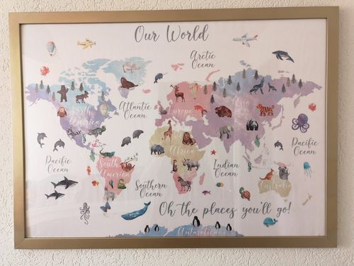Customer photo review of Carte Du Monde Enfant Jason