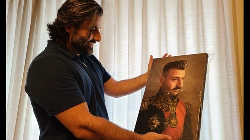 Customer photo review of The Colonel - Custom Canvas