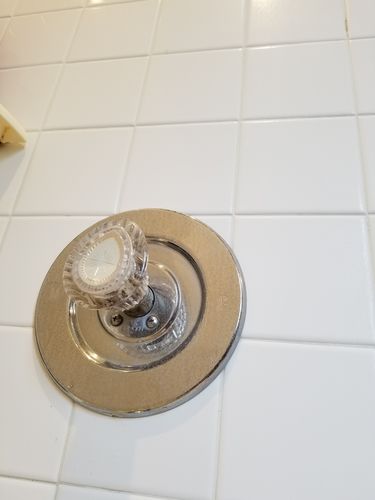 Customer photo review of Moen Moentrol Shower Valve Adapter Trim Conversion Kit