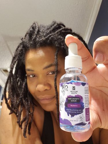 Customer photo review of Hair Growth Serum | 1 oz (PRE-ORDER)