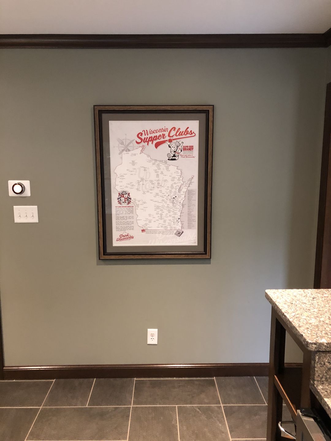 Customer photo review of Wisconsin Supper Clubs Poster