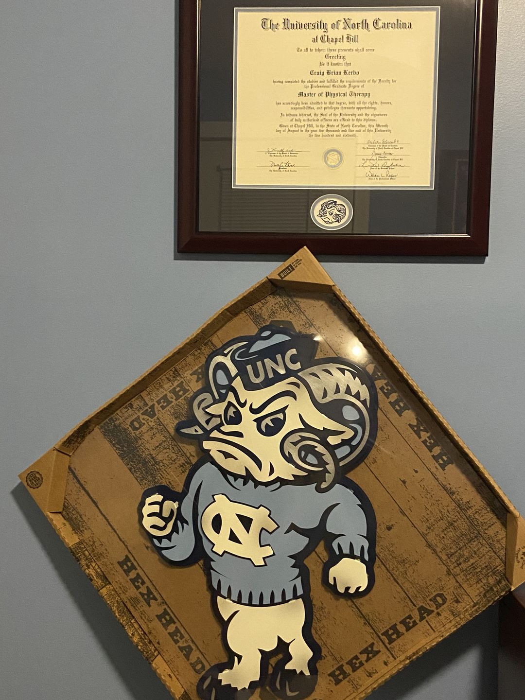 Customer photo review of University of North Carolina Tar Heels "Ramses"