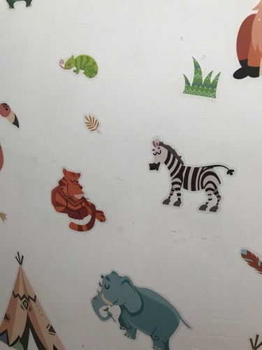 Customer photo review of Sticker Animaux Savane