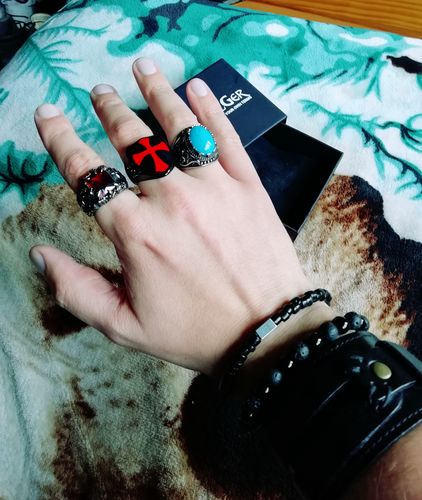 Customer photo review of DRAGON CLAW RING