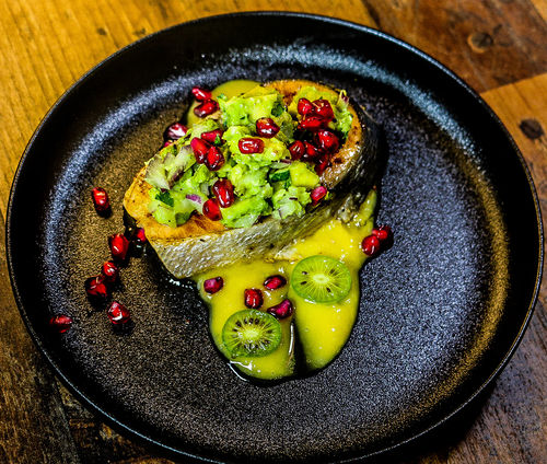 Customer photo review of The Taste Gourmetteller, tief, Ø 23 cm - schwarz (2er Set)