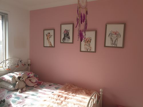 Customer photo review of Flower Crown Animals Canvas Prints