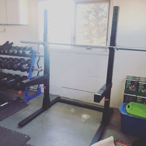 Customer photo review of Squat Rack 3x3 inch - heavy duty squat stand