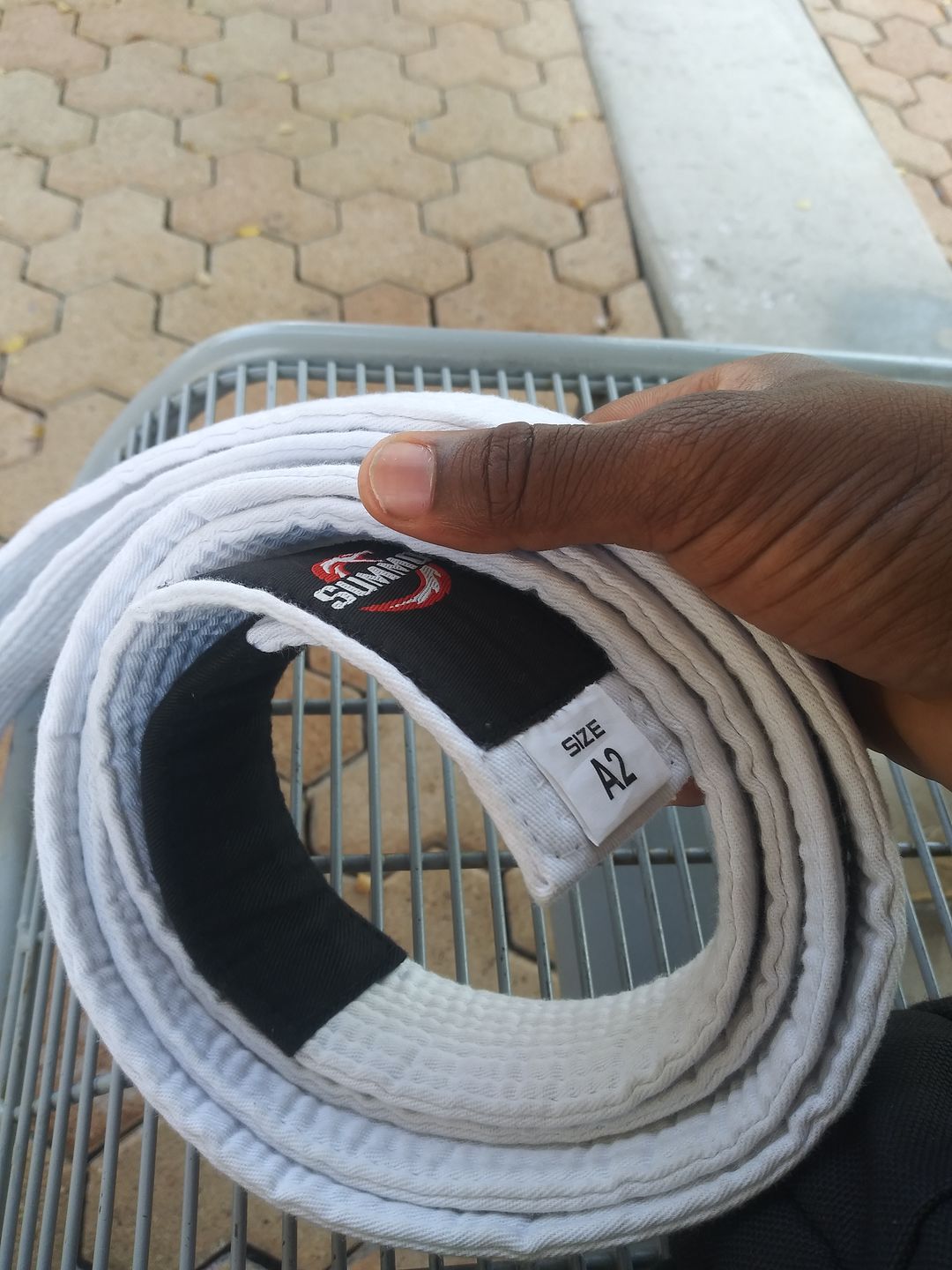 Customer photo review of Summo Sports Brazilian Jiu Jitsu BJJ Belt