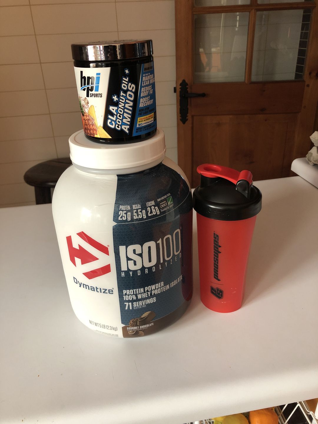 Customer photo review of Dymatize ISO100 Hydrolyzed Proteina Hidrolizada 5 Lb
